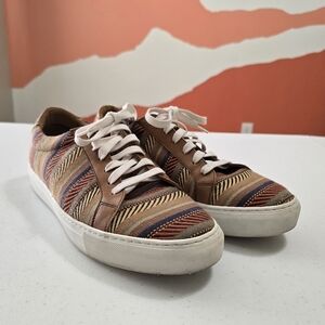 TAFT Jack Sneaker In SiennaHandcrafted Leather and Water-Repellent Men's US 10